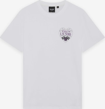 T-Shirt Lyle & Scott en blanc : devant