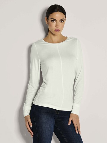 T-shirt MADELEINE en blanc : devant