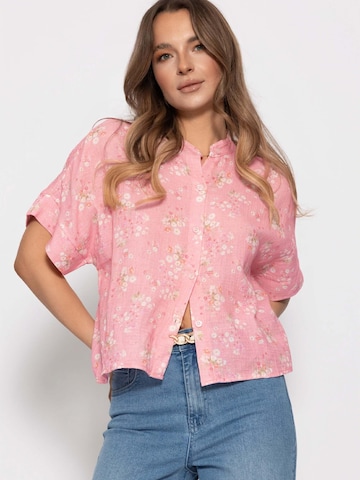SASSYCLASSY Blouse in Pink: front