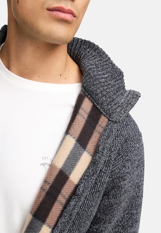 INDICODE JEANS Gebreid vest ' INFilion ' in Zwart