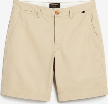 Superdry Chino Pants in Beige: front