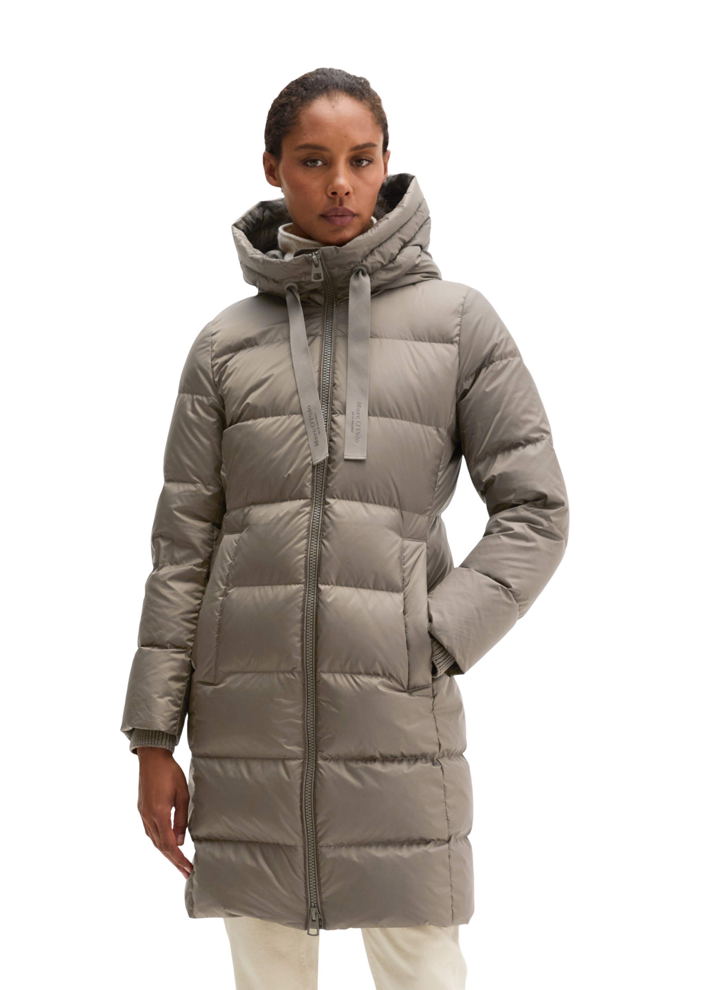 Marc O'Polo Winter coat in Grey: front