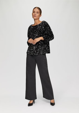 Chemisier s.Oliver BLACK LABEL en noir