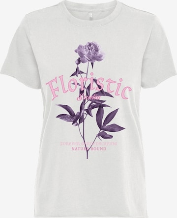 T-shirt ONLY en blanc : devant