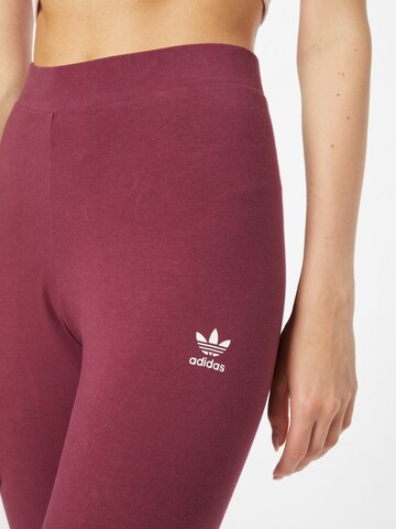 ADIDAS ORIGINALS Skinny Leggings 'Adicolor Essentials' in Rot