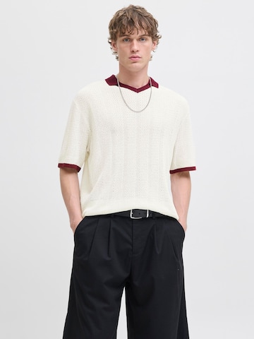 Pullover di JACK & JONES in bianco: frontale