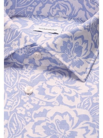 Coupe regular Chemise business SEIDENSTICKER en bleu