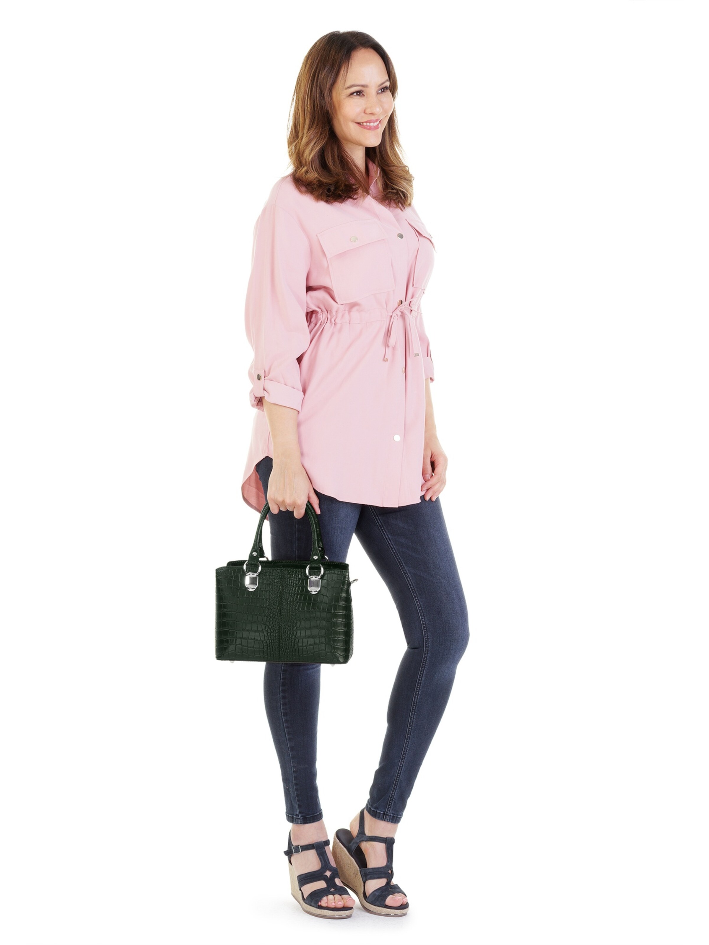 Sac à bandoulière Cluty en vert