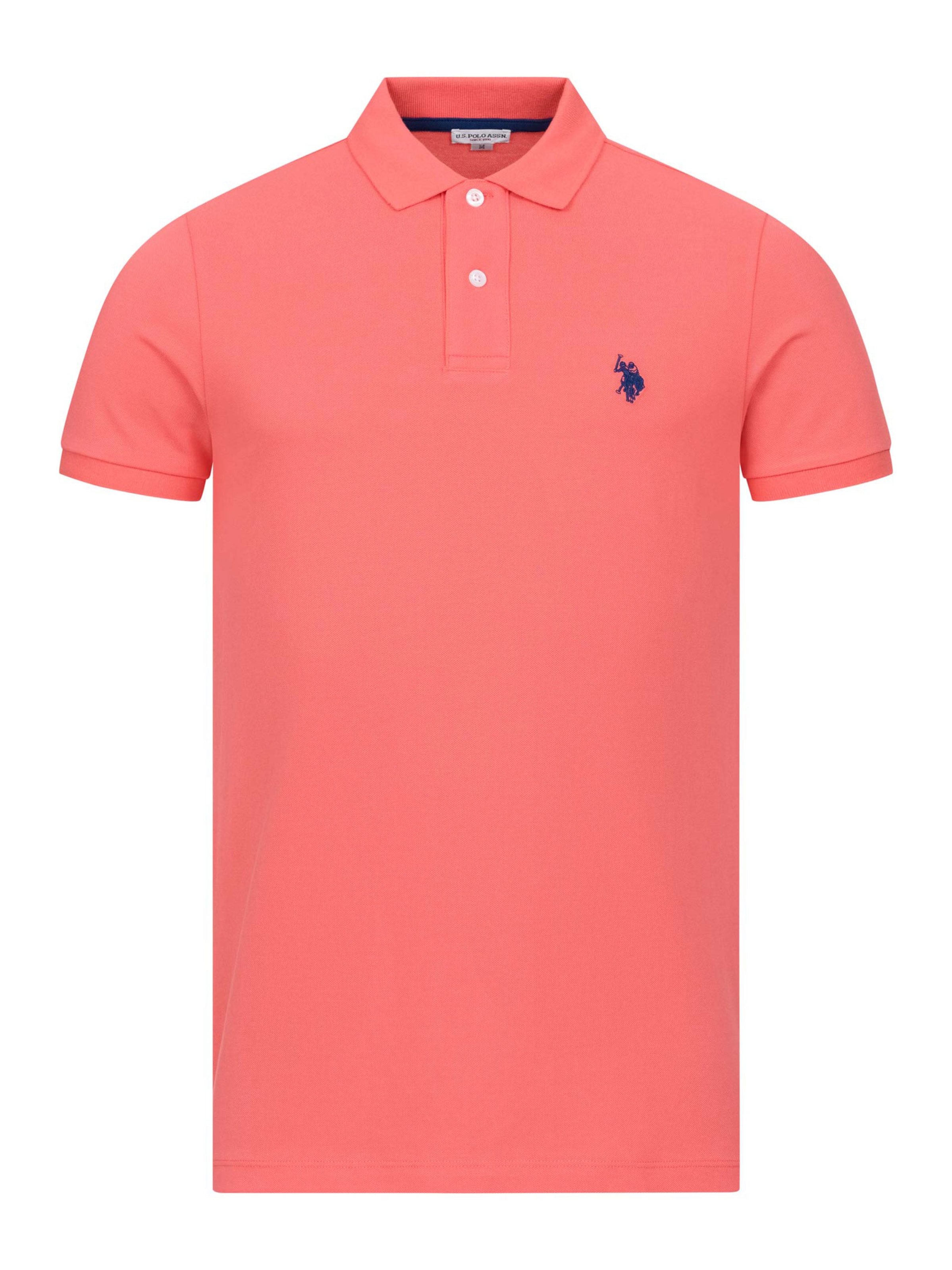 T-Shirt U.S. POLO ASSN. en rose : devant