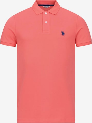 T-Shirt U.S. POLO ASSN. en rose : devant