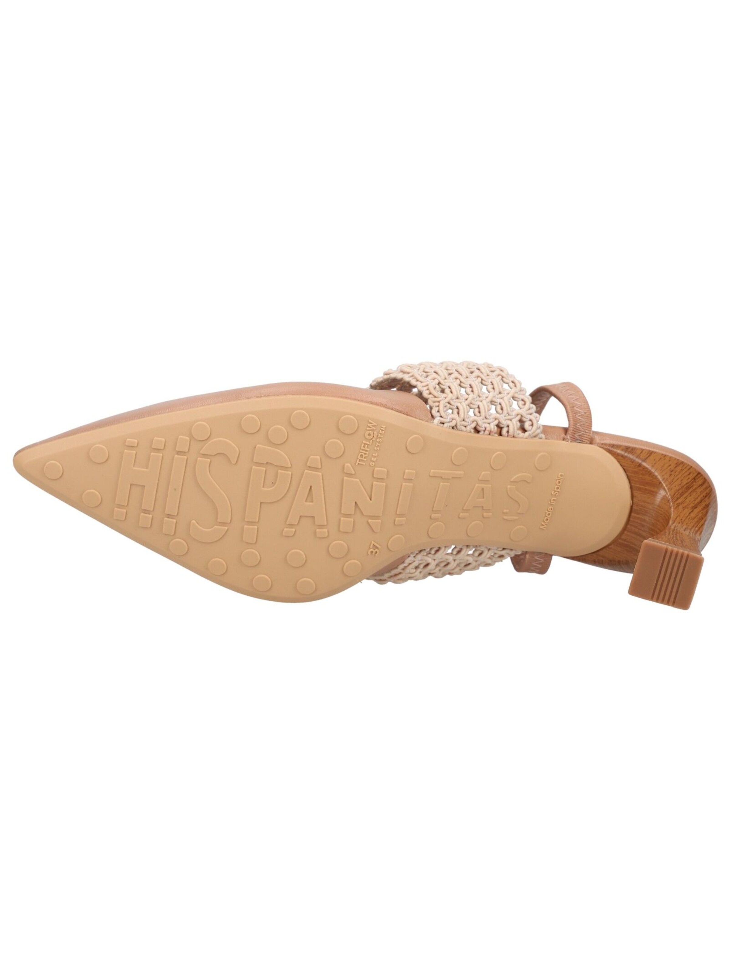 Escarpins à bride arrière Hispanitas en marron