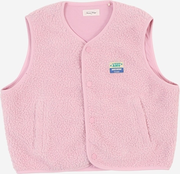 AMERICAN VINTAGE Väst 'HOKTOWN' i rosa: framsida