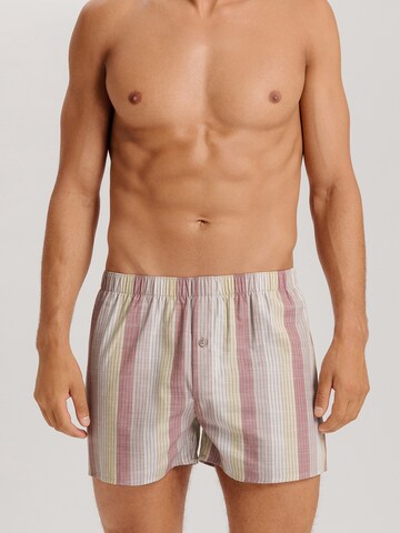 Hanro - Boxers ' Fancy Woven ' em bege: frente