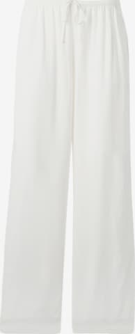 HOLLISTER Loosefit Housut värissä valkoinen: etupuoli