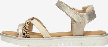 Sandales POSH by Poelman en or : devant