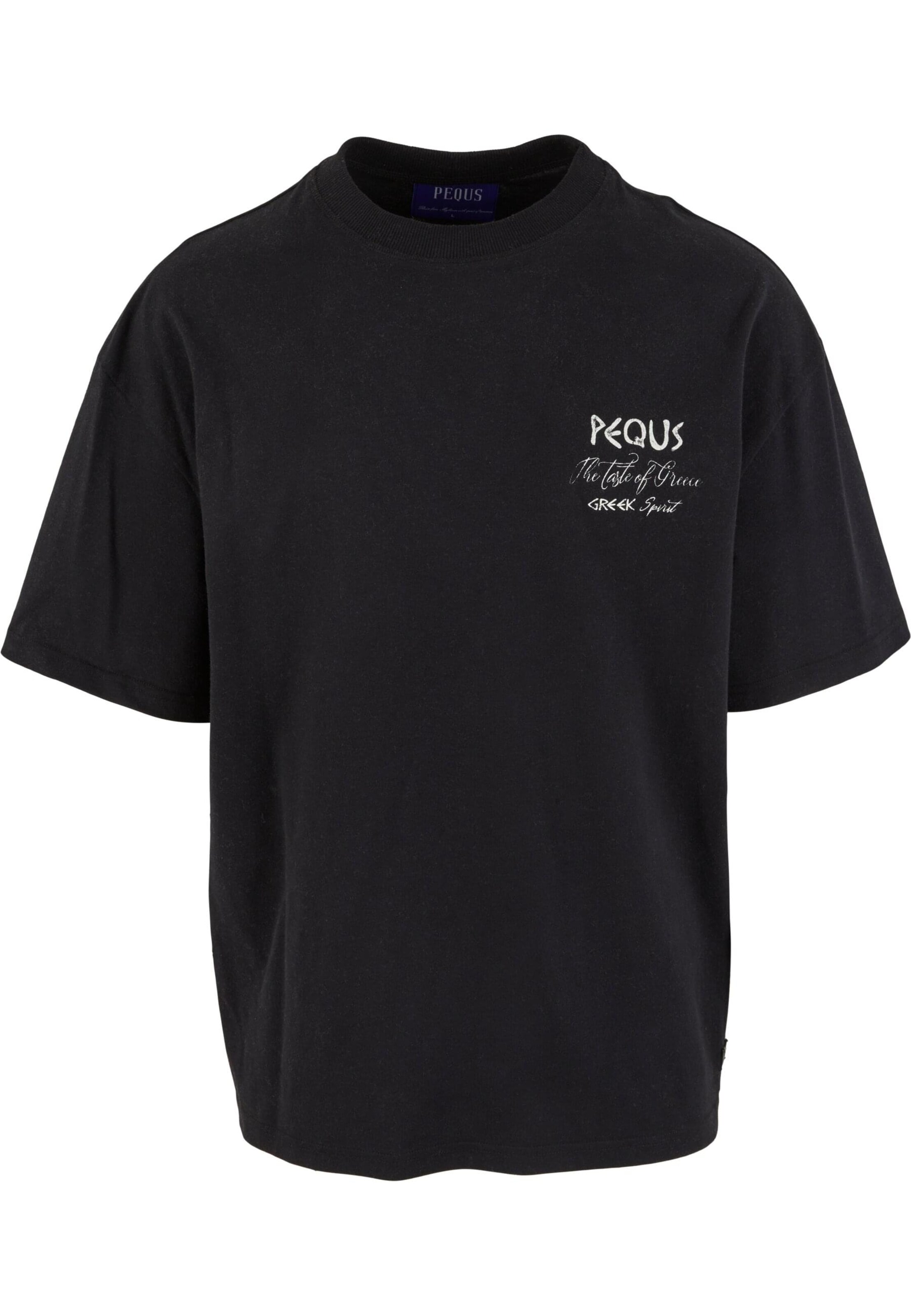 Pequs Shirt 'Irons' in Black: front