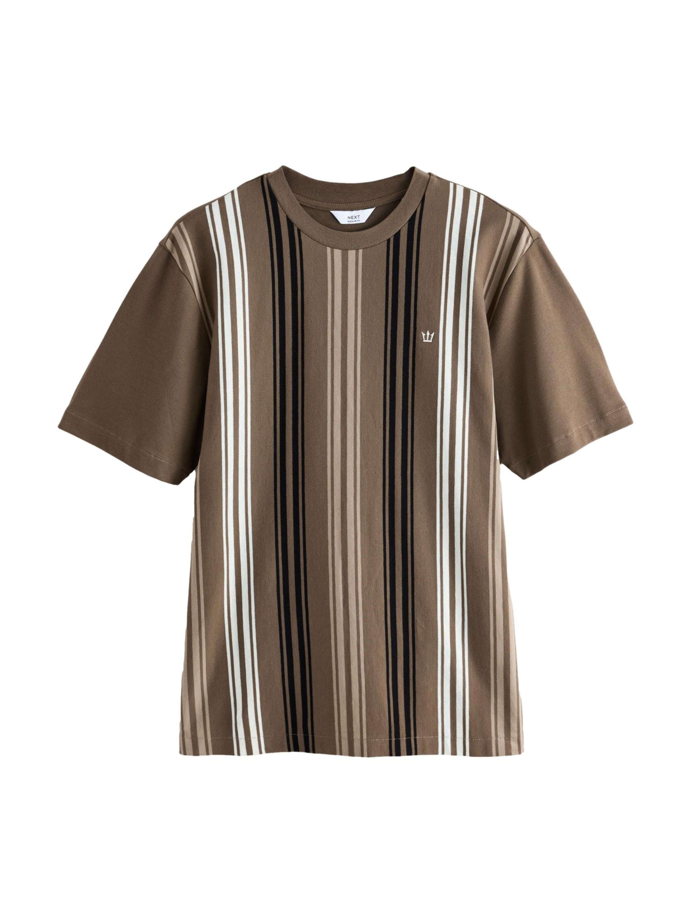 Next Majica | rjava barva: sprednja stran