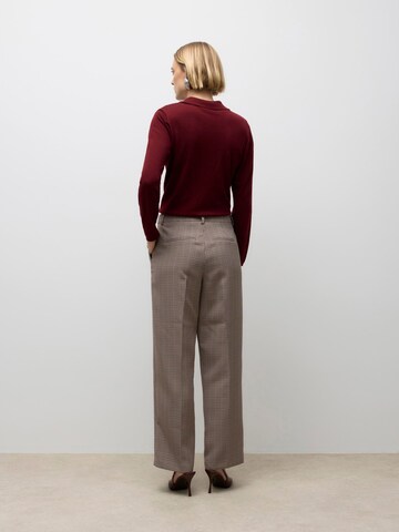 VERO MODA regular Bukser med fals i brun