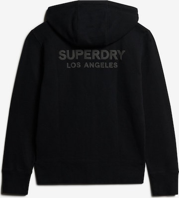 Superdry Zip-Up Hoodie in Black