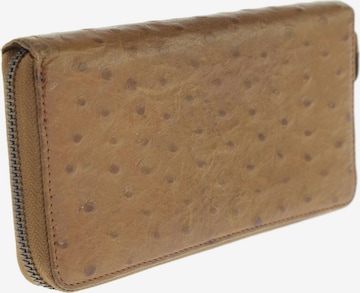 L.CREDI Small Leather Goods in One size in Brown: front