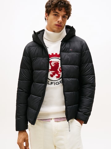 TOMMY HILFIGER - Casaco de inverno em preto: frente