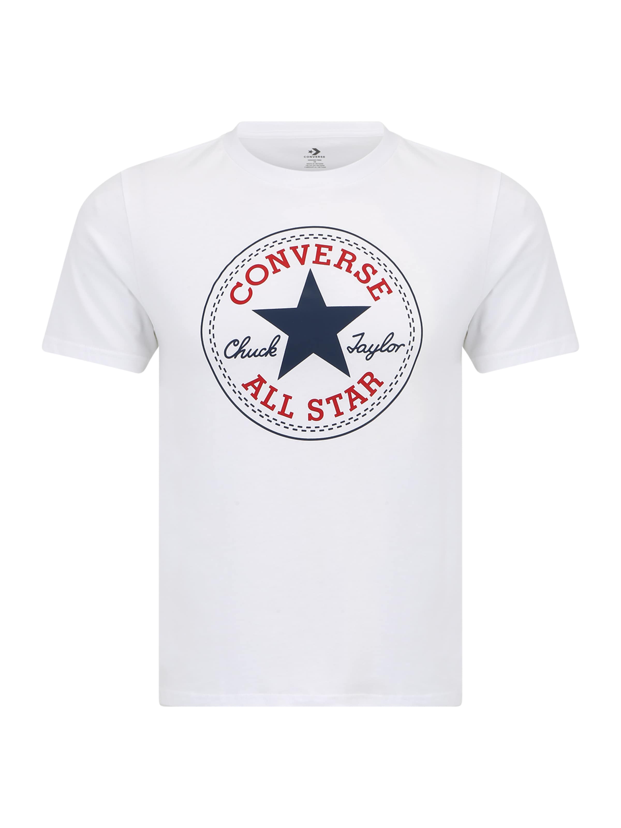 CONVERSE - Camisa em branco: frente