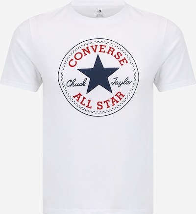 CONVERSE Majica | marine / rdeča / bela barva, Prikaz izdelka