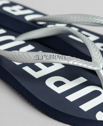 Tongs Superdry en bleu