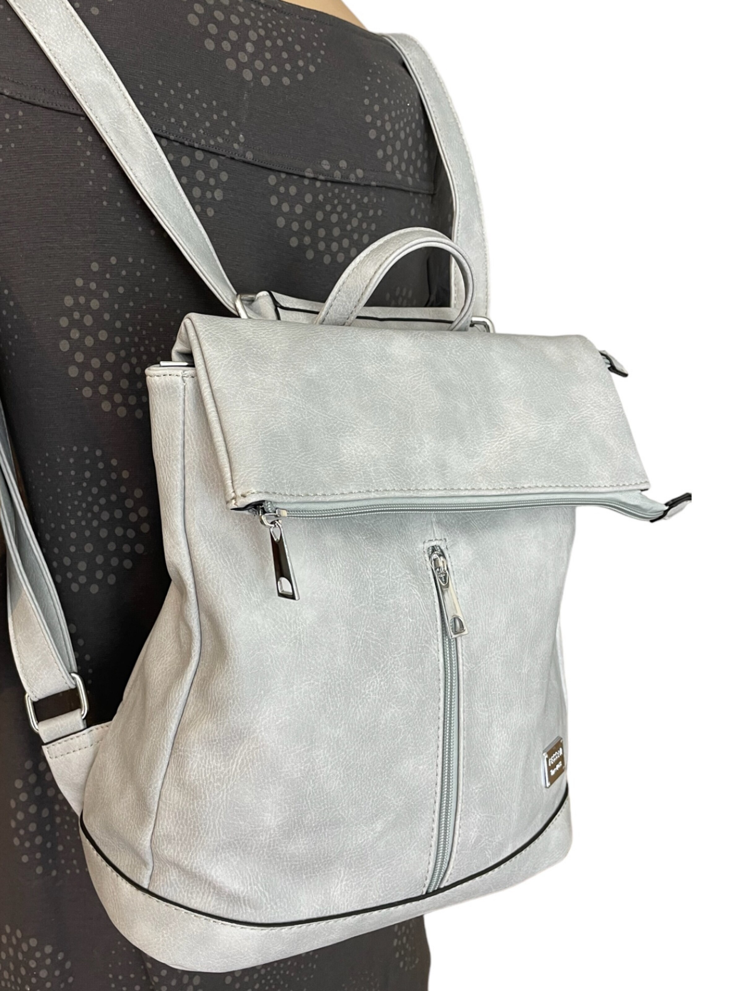 Kumixi Ryggsäck '2in1 Rucksacktasche' i grå