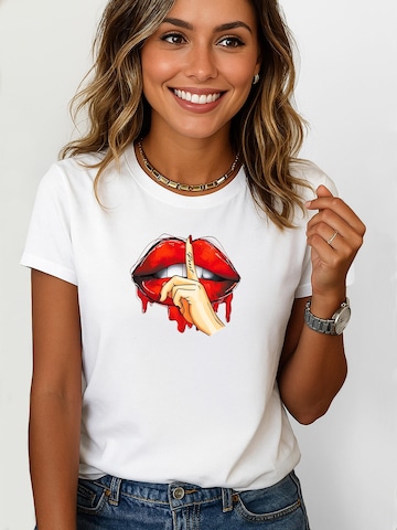 RMK Shirt 'Be quit' in White