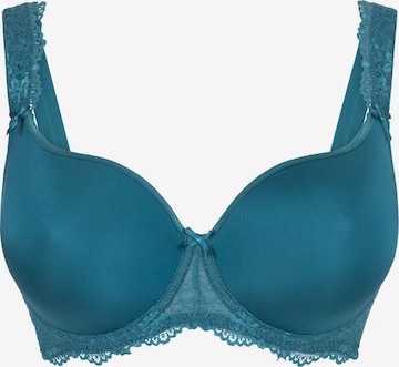 LingaDore T-shirt Bra in Blue: front