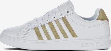 Sneaker bassa 'Court Tiebreak' di K-SWISS in bianco: frontale