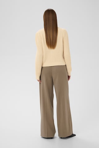 SOAKED IN LUXURY Knit cardigan 'SLAmalie' in Beige