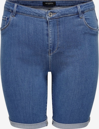 ONLY Carmakoma Shorts in blue denim, Produktansicht