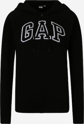 Gap Tall Sweatjacke in Schwarz: predná strana