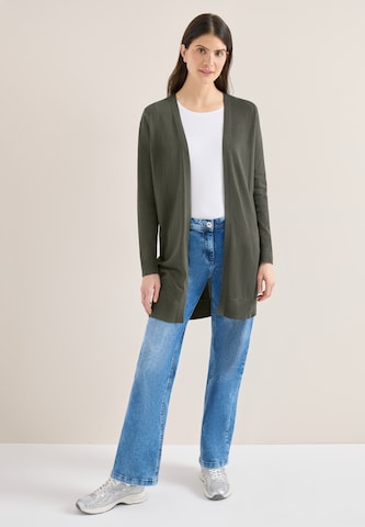 CECIL Knit Cardigan in Green: front
