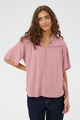 CULTURE Shirts 'CUcoda' i pink: forside