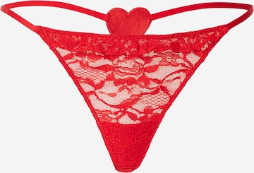 WILD LOVERS Stringit 'Maia' värissä punainen: etupuoli