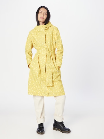 Danefae Between-Seasons Coat 'Elisabeth' in Yellow: front