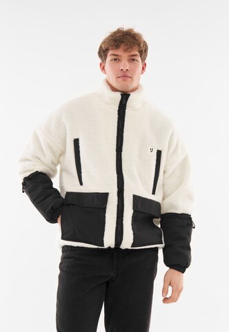 Veste en polaire 'Carson' Johnny Urban en beige : devant