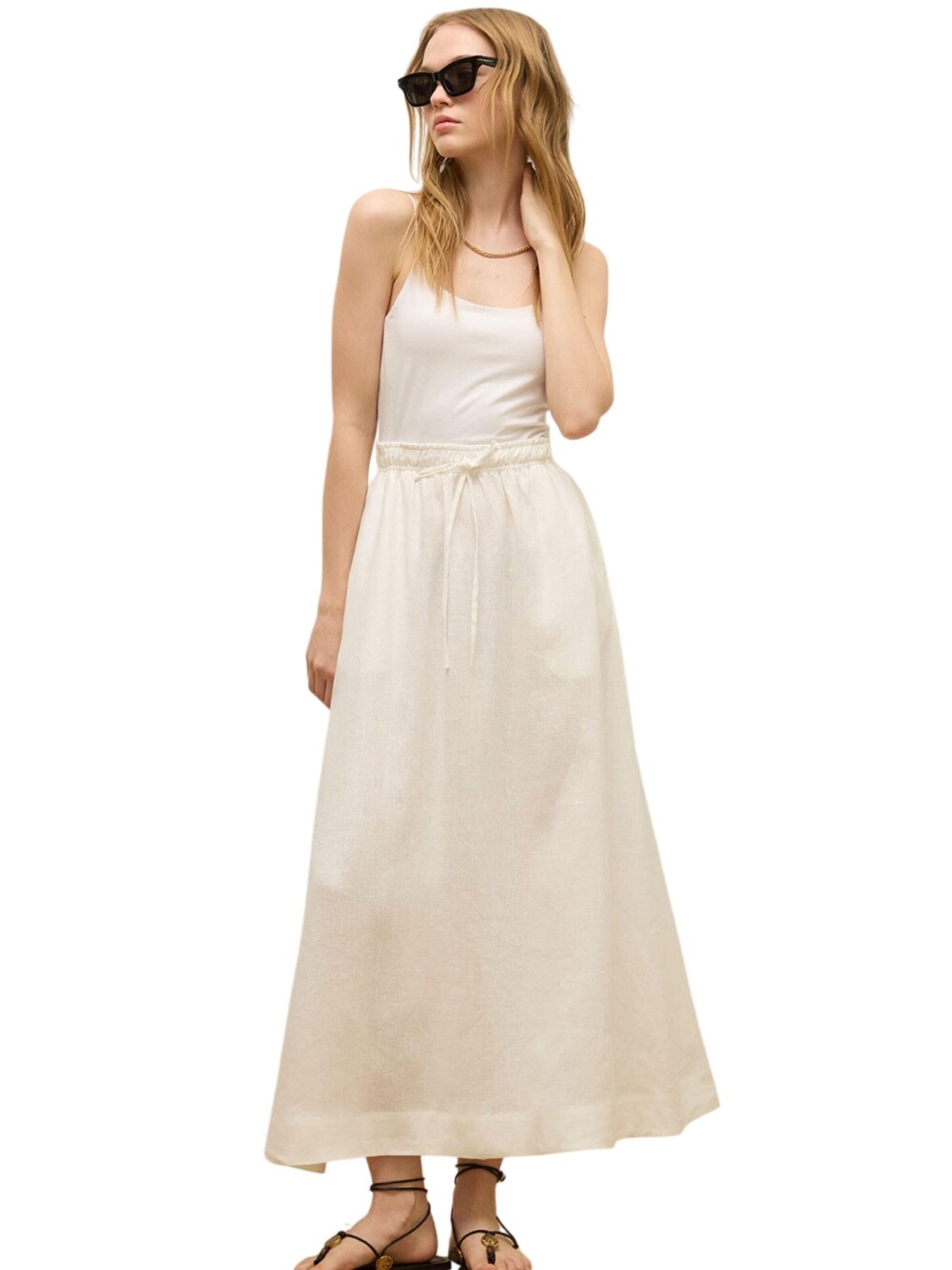 MANUKA Rock‌‌‌‌ in Beige: Vorderseite