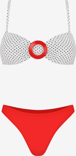 C&City Bikiny ve velikosti S - tmavě modrá / červená / bílá, Produkt