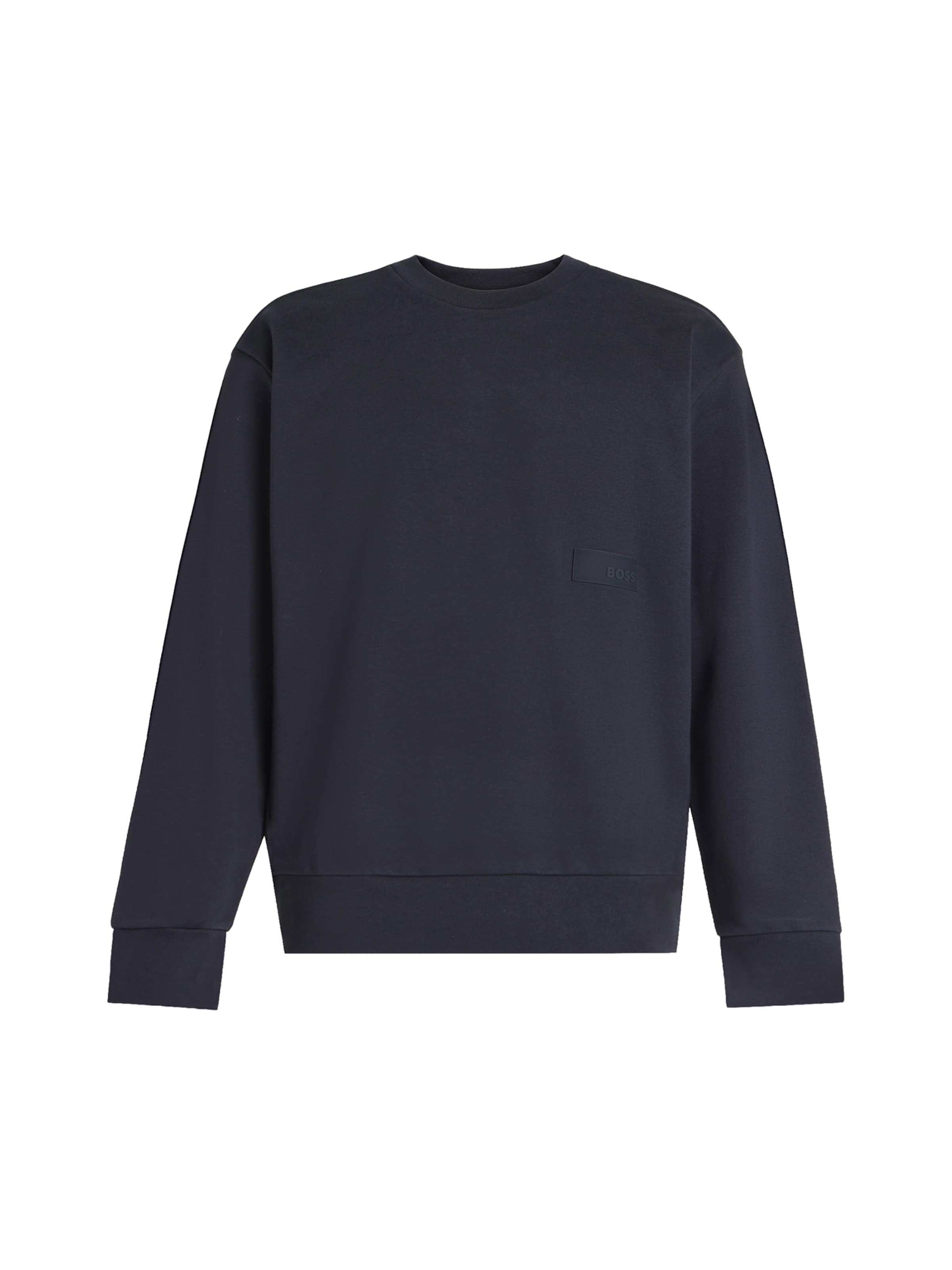 BOSSSweater majica - plava boja: prednji dio