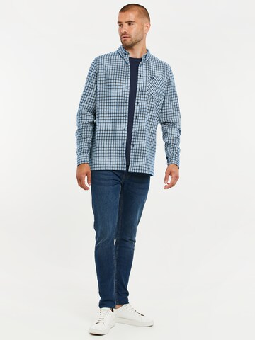 Threadbare Regular Fit Hemd 'Franco' in Blau