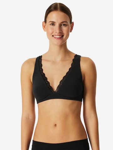 SCHIESSER Bralette Bra in Black: front