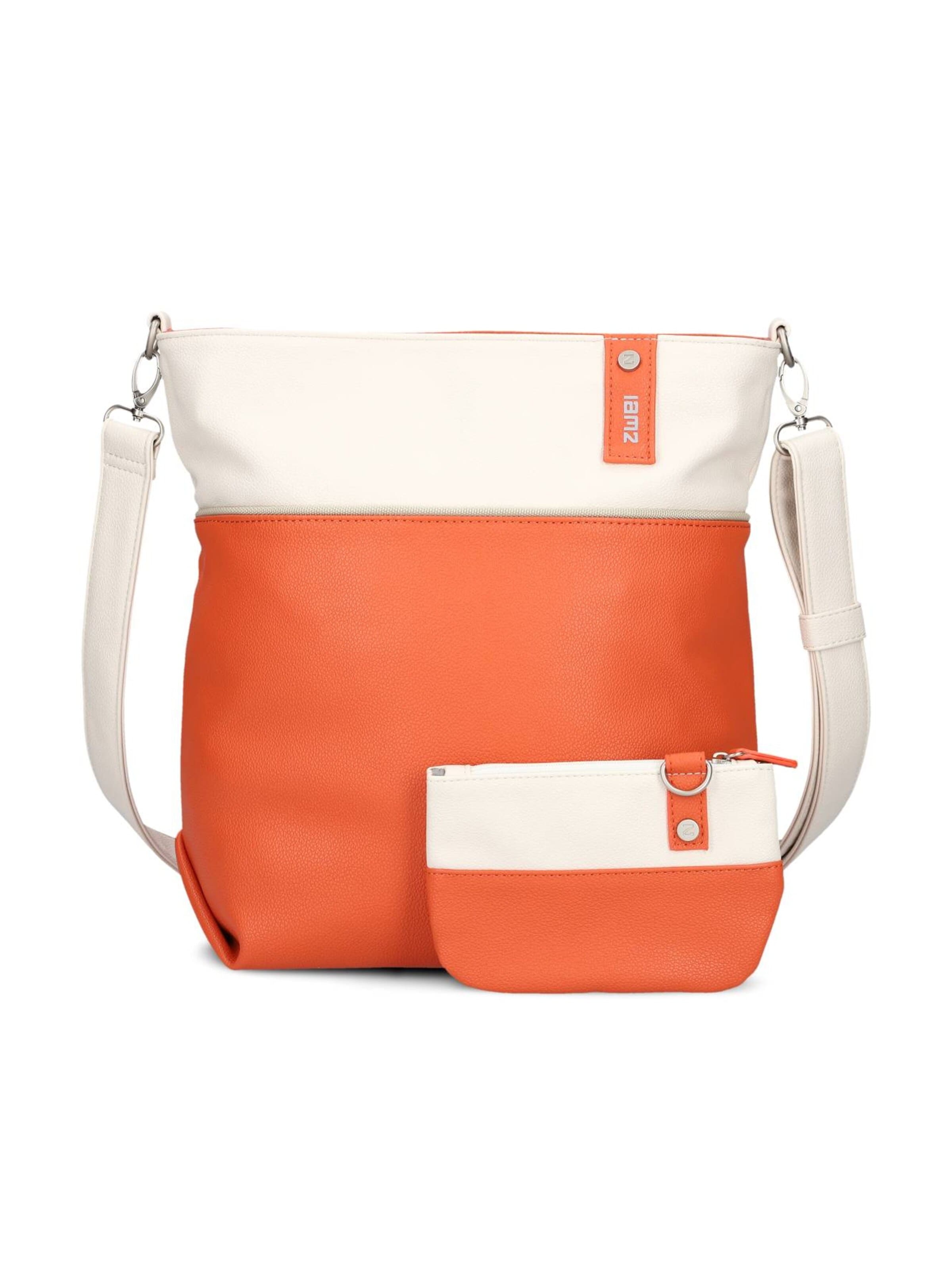 ZWEI Umhängetasche 'JANA J12'‌‌‌‌‌‌ in Orange: Vorderseite