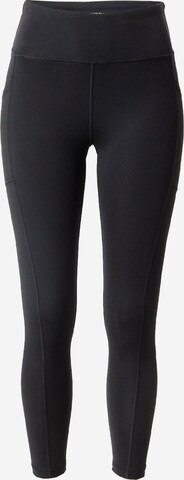DKNY Performance Skinny Sportovní kalhoty 'BALANCE' – černá: přední strana