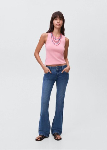 MANGO TEEN Flared Jeans 'Rectopo' in Blue