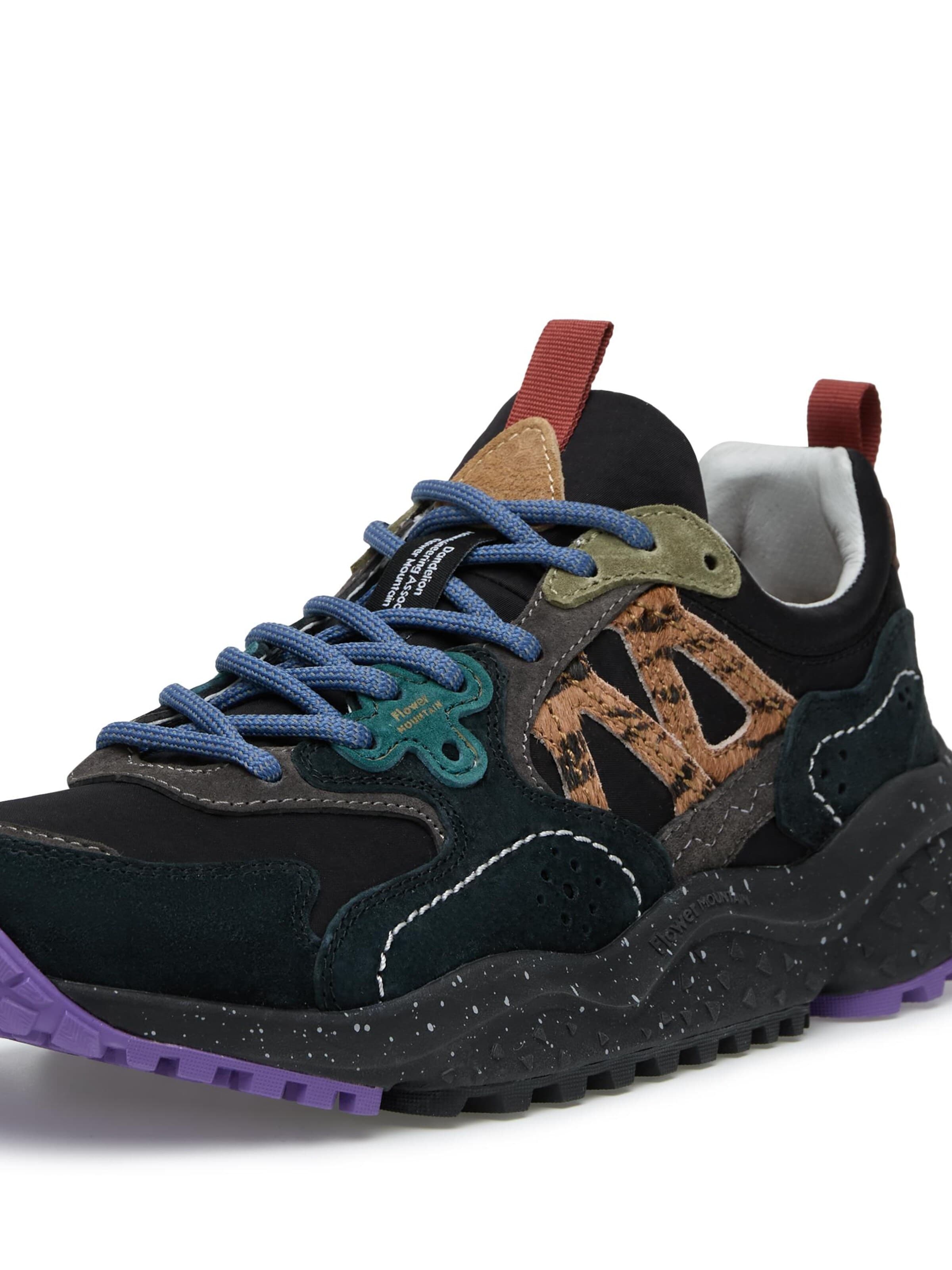 Flower Mountain Sneakers laag 'SOLIN UNI' in Zwart