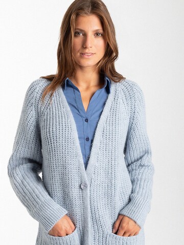 MORE & MORE Knit Cardigan in Blue